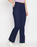 Madame Mid Rise Straight Fit Navy Jeans