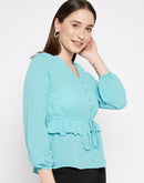 Camla Barcelona Blue Women Top