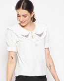 Camla Barcelona White Women Top