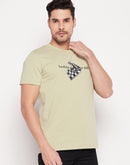 Camla Green Men T- Shirt