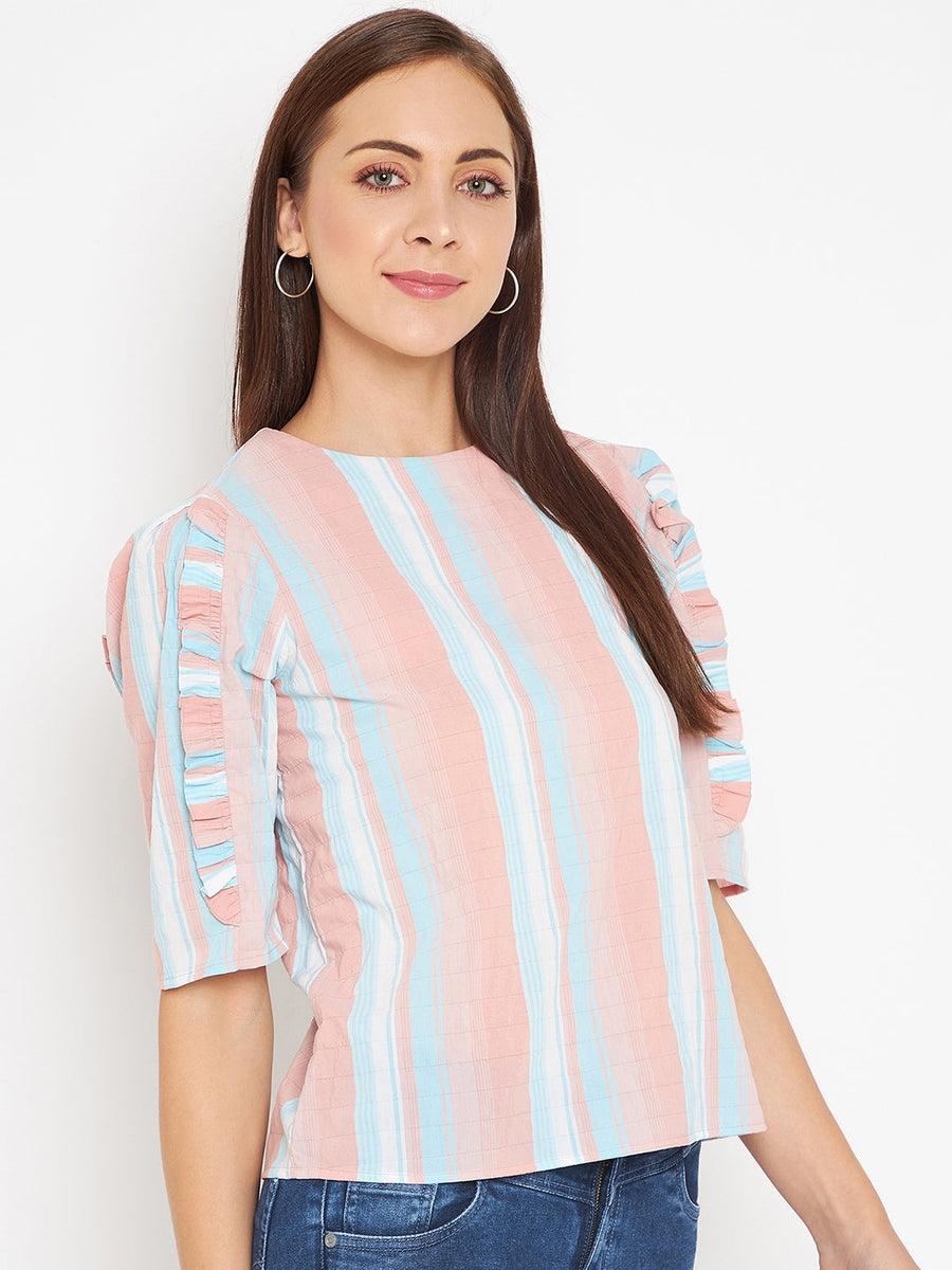 Camla Pink  Top For Women