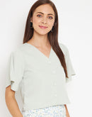 Camla Green  Top For Women