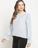 Camla Blue Shirt For Women