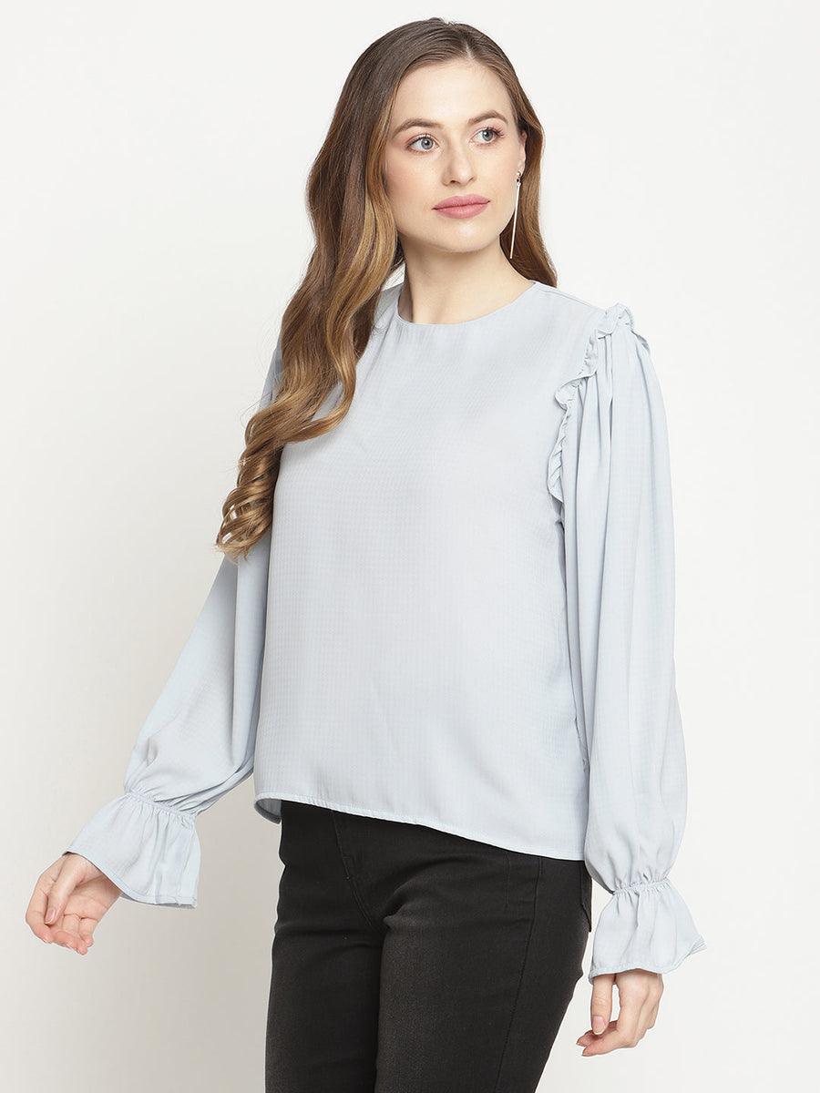Camla Blue Shirt For Women