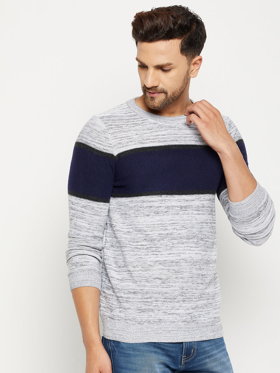 Camla Men White Sweater