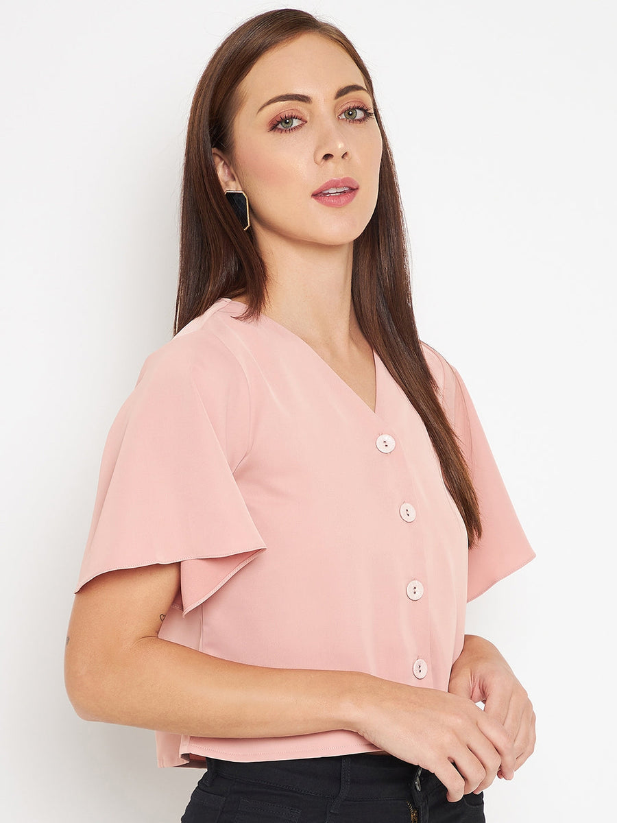 Camla Pink  Top For Women