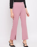 MADAME Bootcut Fit Solid Trouser