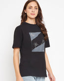 Camla Black T- Shirt For Women