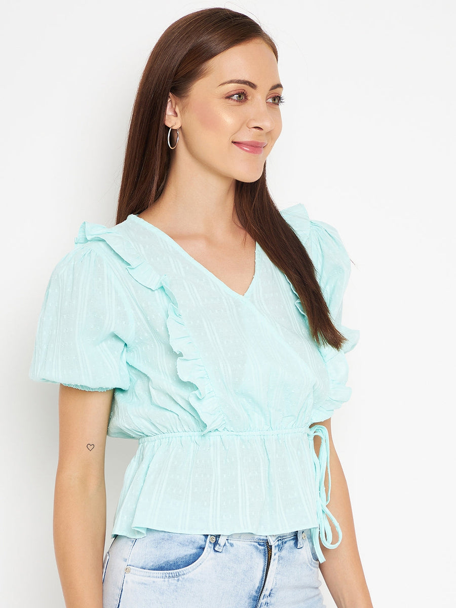 Camla Green  Top For Women