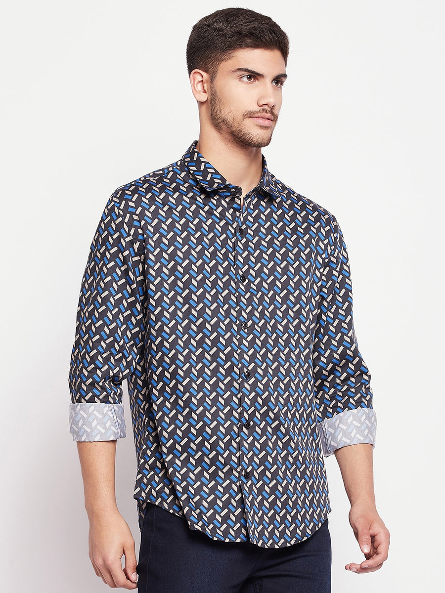Camla Black Men Shirt