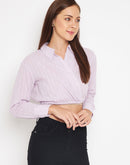 Camla Purple Shirts For Women