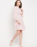 Madame  Pink Fit & Flare Dress