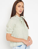 Camla Barcelona Green Top