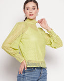 Camla Green Women Top