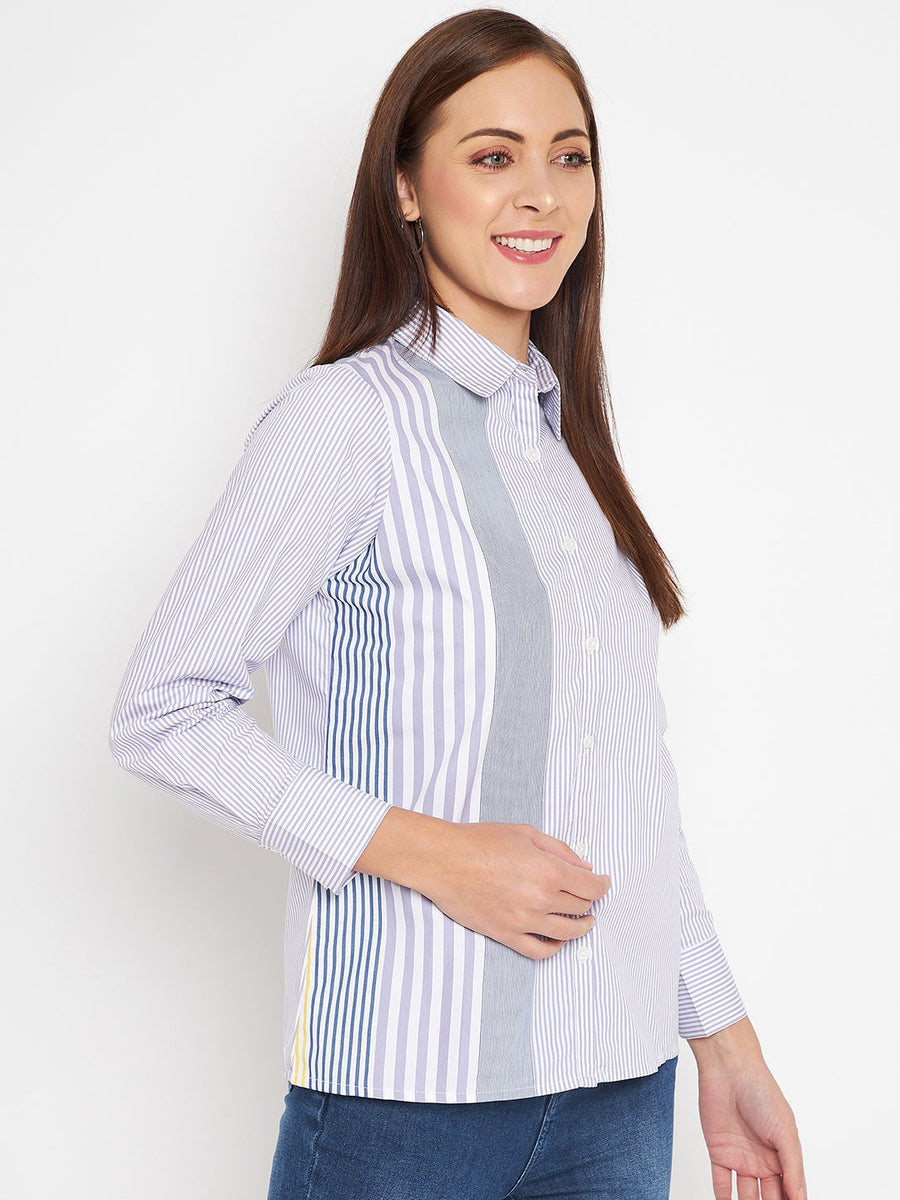 Camla Mauve Shirts For Women