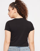 Camla Black Women T- Shirt