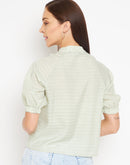 Camla Barcelona Green Top