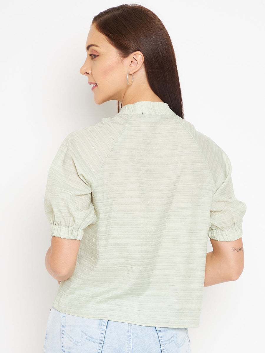Camla Green  Top For Women