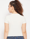 Camla White Women T- Shirt