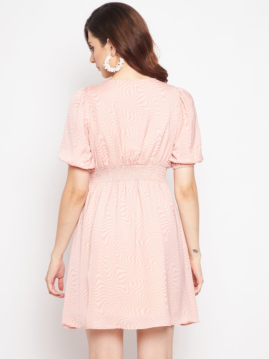 Camla Peach Women Dress