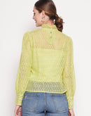 Camla Green Women Top