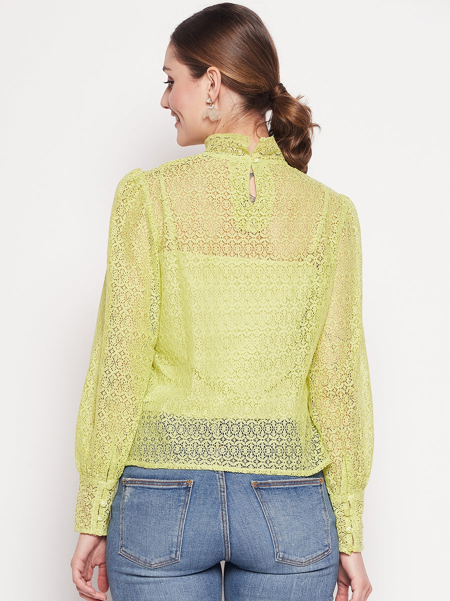 Camla Green Women Top