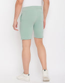 Camla Barcelona Sea Green Cotton Shorts