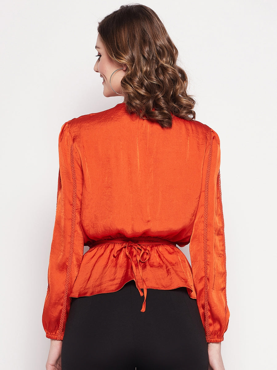 Camla Rust Women Top