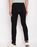 Camla Solid Black Skinny Fit Jeans