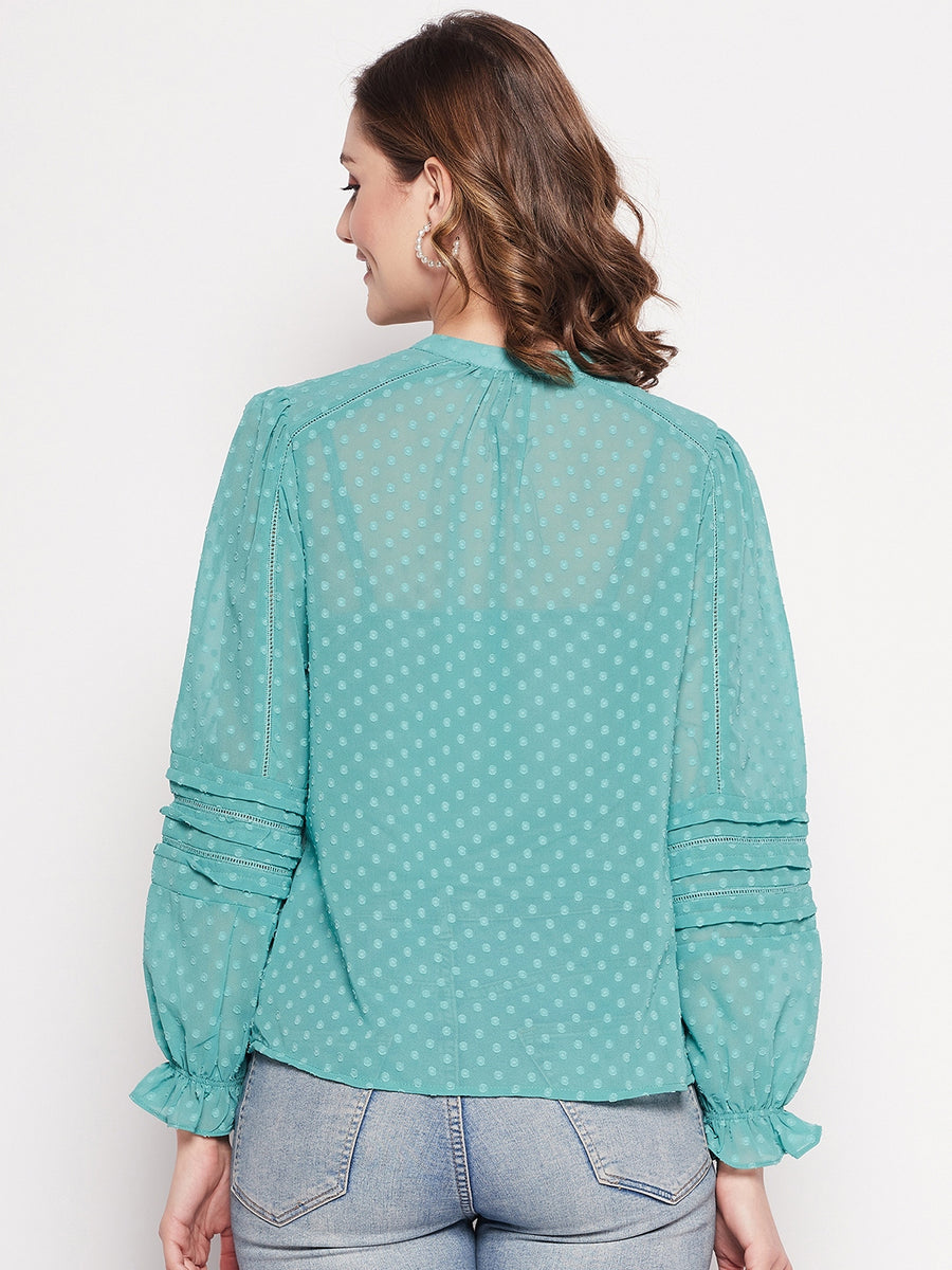 Camla Green Women Top