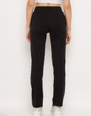 MSecret Solid Black Trackpants 
with pockets