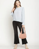 Camla Blue Shirt For Women