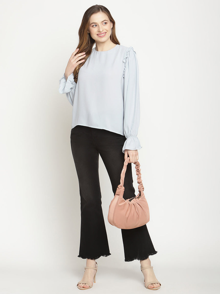 Camla Blue Shirt For Women