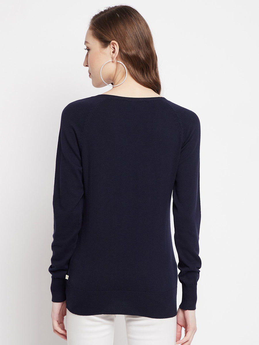 Madame  Navy Color Sweater