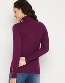 Madame Tie-Around Neck Lilac Sweater