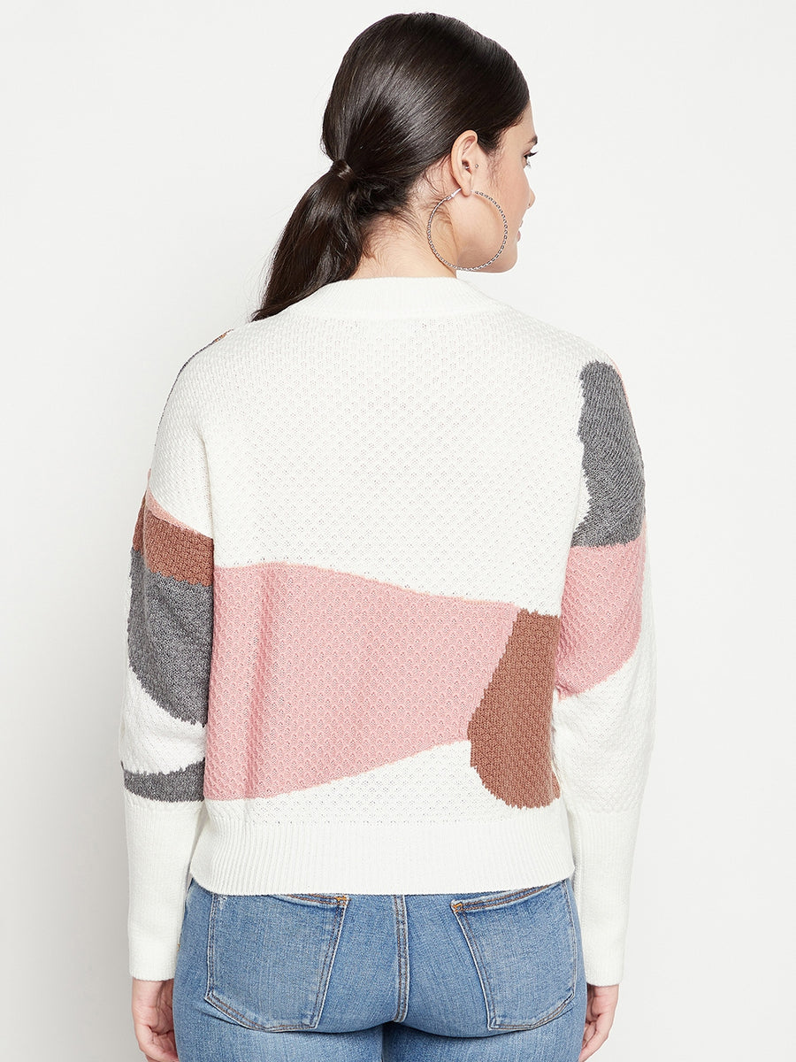 Camla Women White Sweater