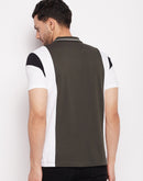 Camla Colourblocked Polo Collar T-Shirt