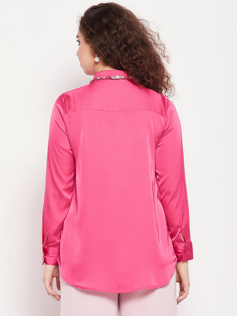 Camla Pink Women Shirts