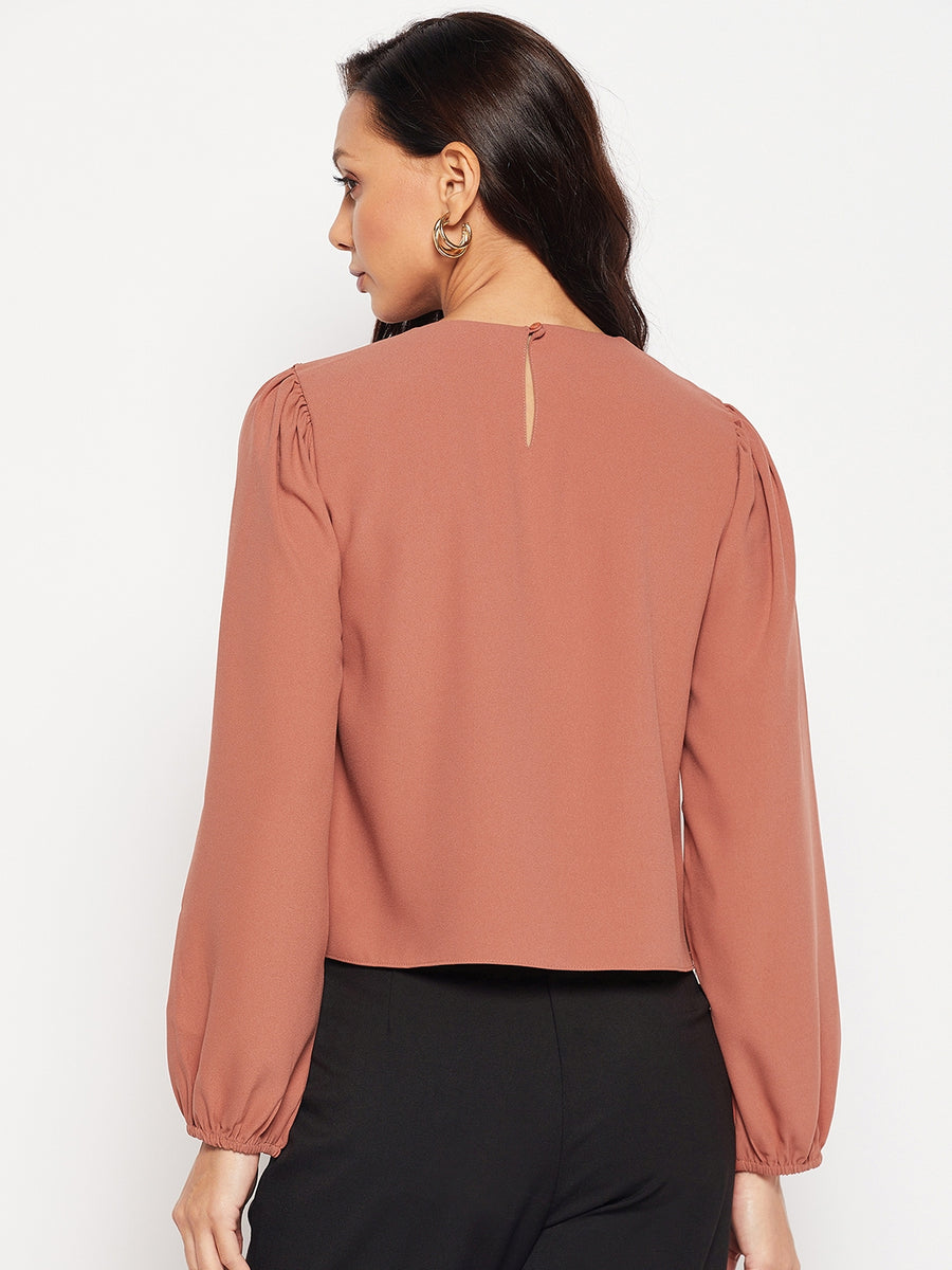 Camla Rust Women Top