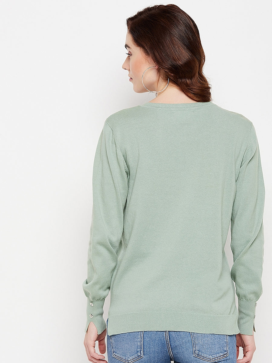 Madame  Green Sweater