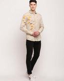 Camla Beige Shirt For Men