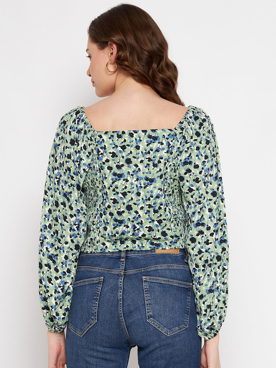 Camla Barcelona Mint Green Tops For Women