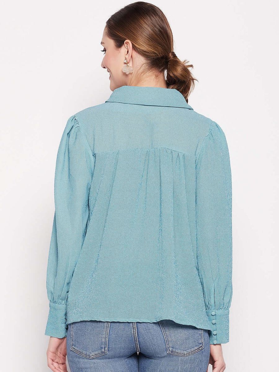 Camla Aqua Women Top