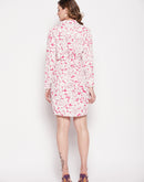 Camla Barcelona White Satin Dress