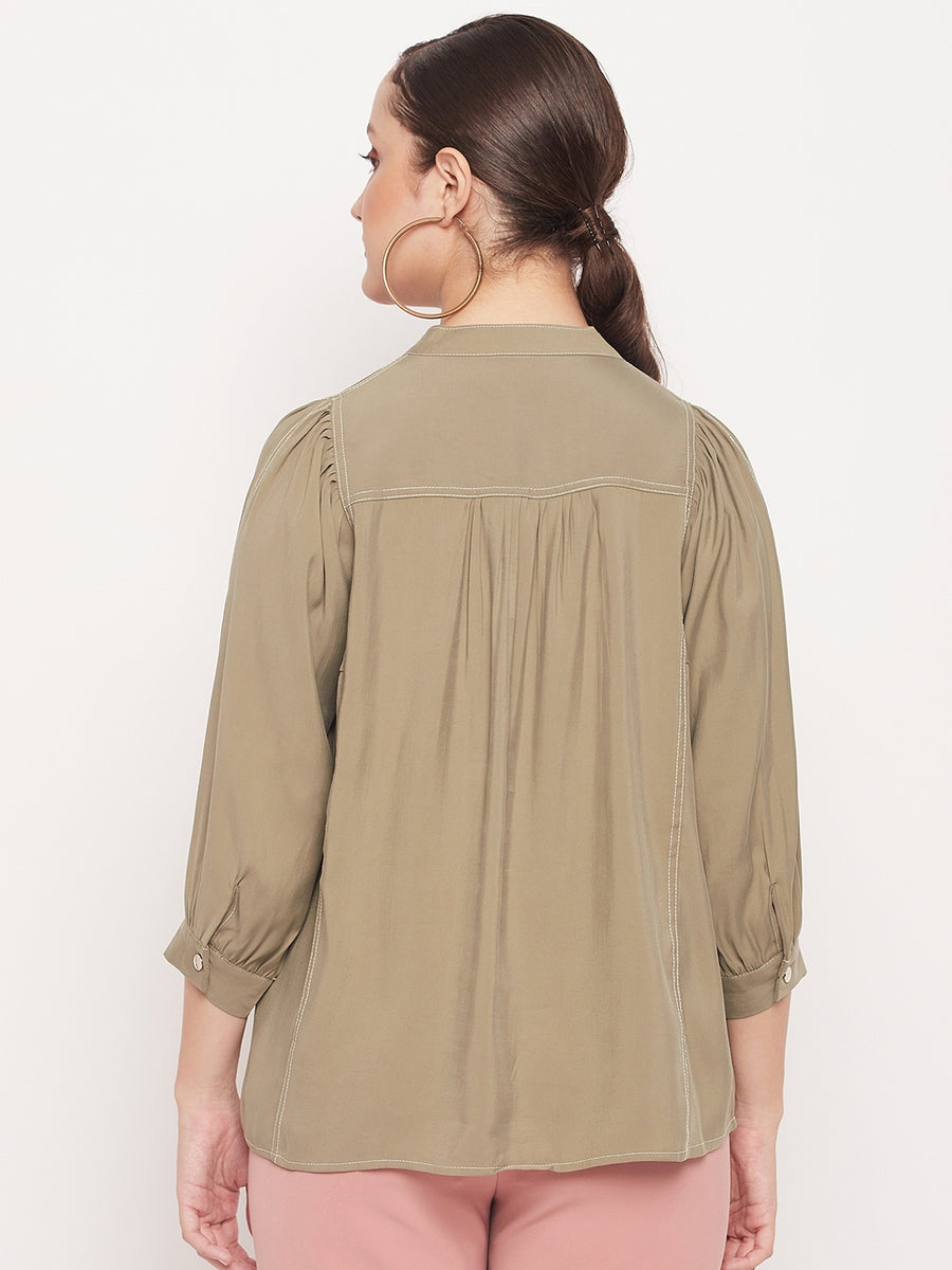 Madame Olive Top