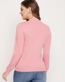 Madame Solid Round Neck Sweater Top