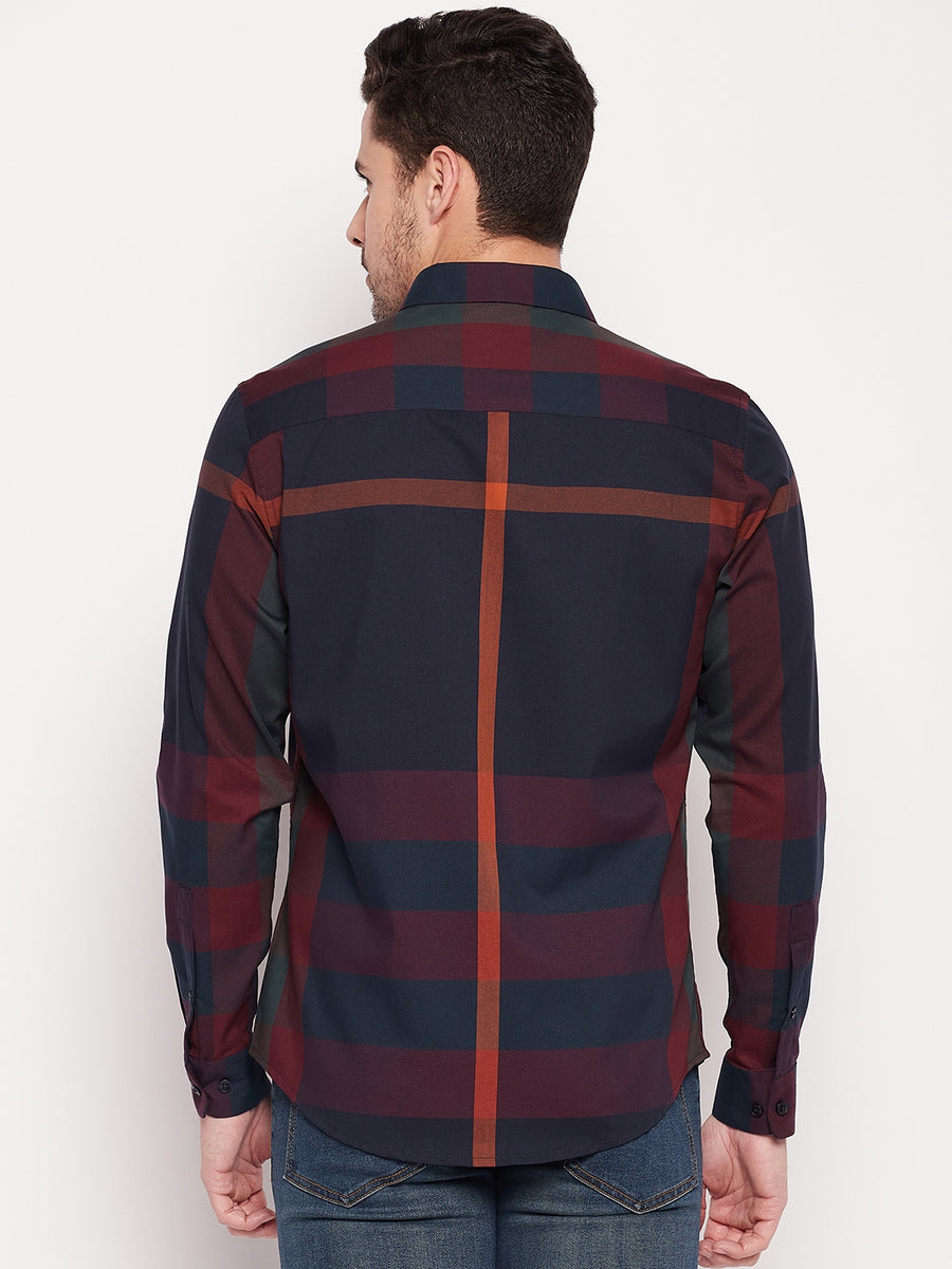 Camla Navy Men Shirt