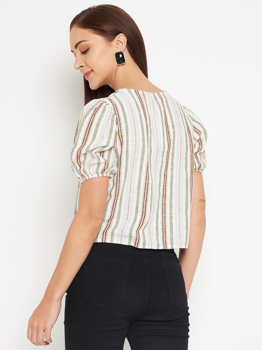 Camla Beige  Top For Women