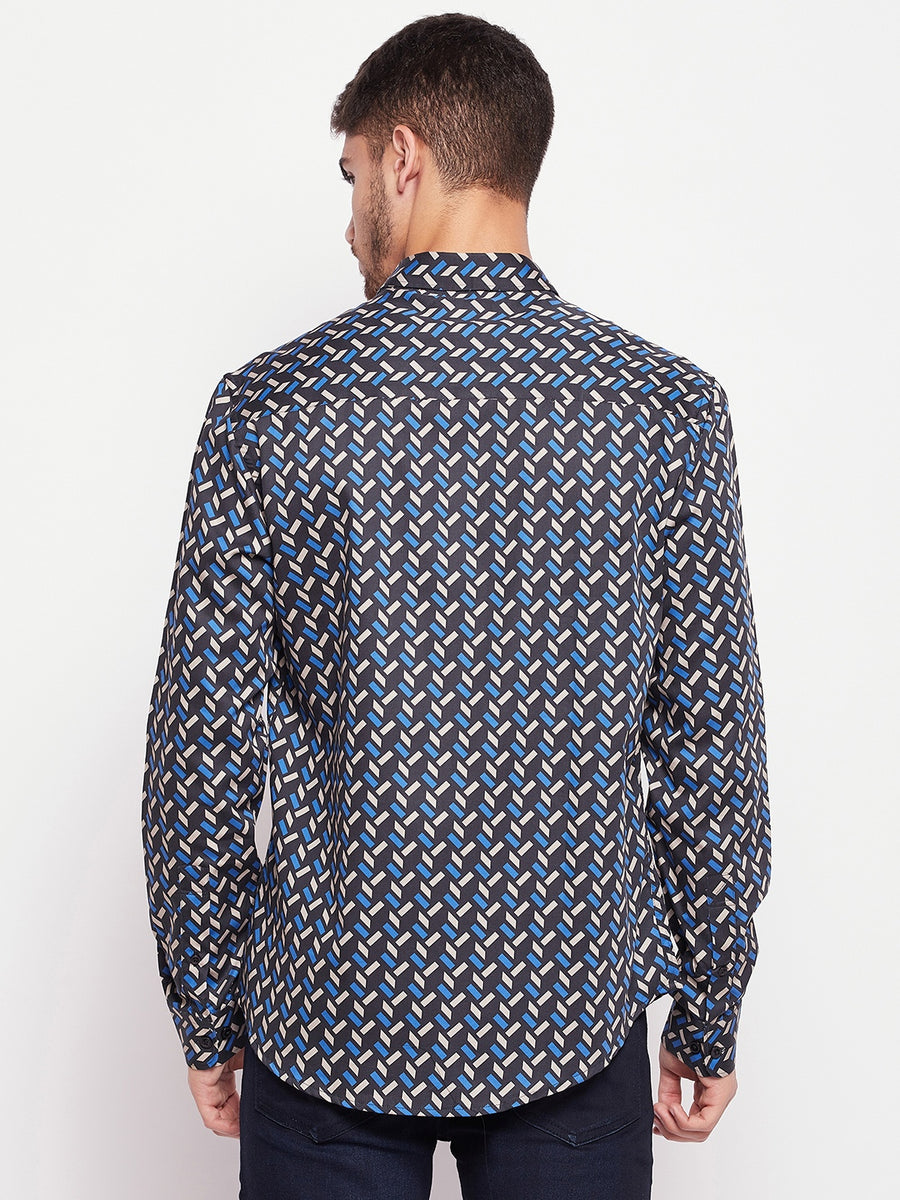 Camla Black Men Shirt