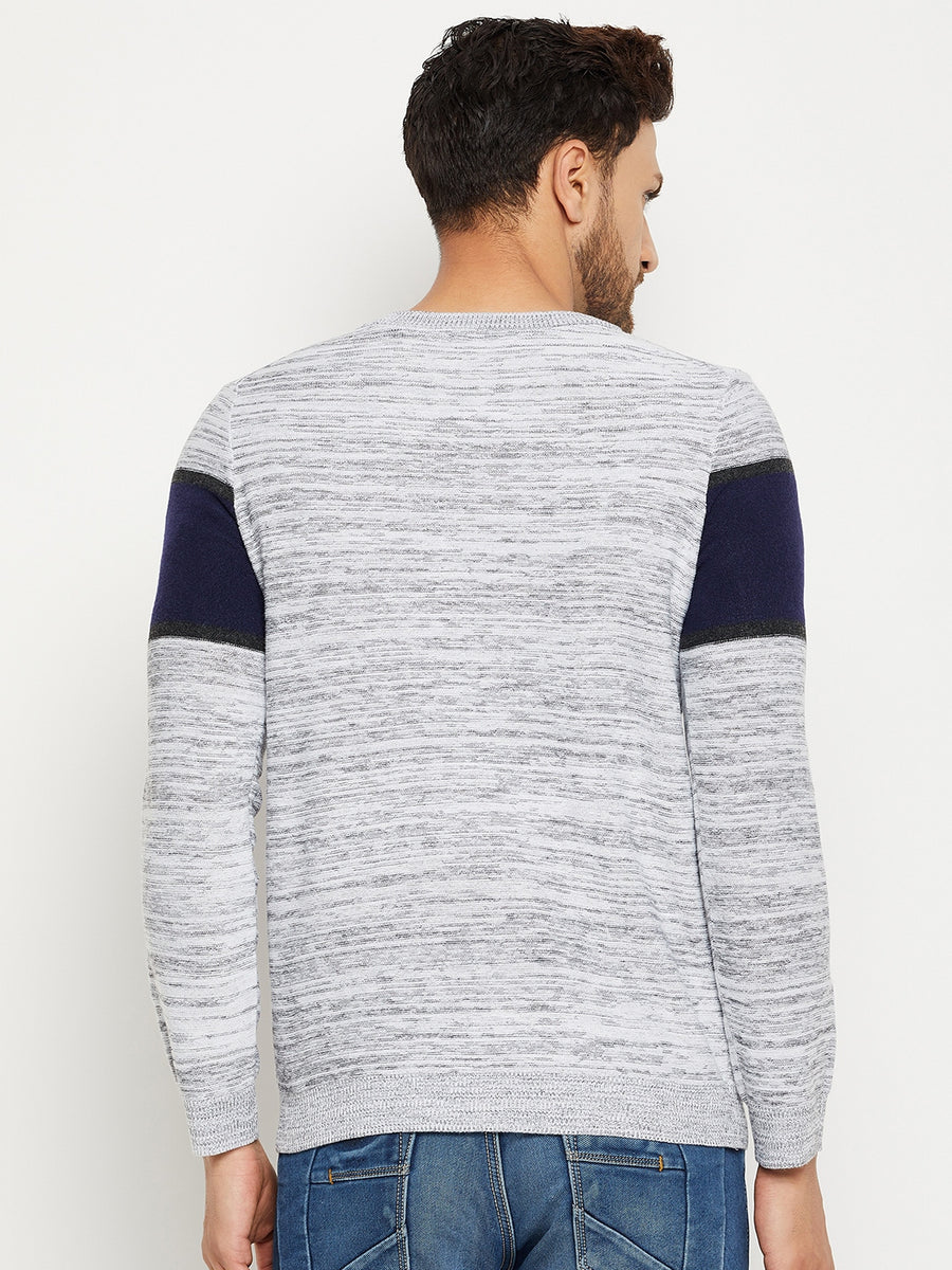 Camla Men White Sweater
